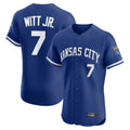 Ldoa KC.Royals #7 Bobby Witt Jr. Player Royal Limited Elite Home Stitched Jerseys