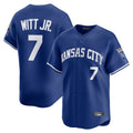 Ldoa KC.Royals #7 Bobby Witt Jr. Player Royal Limited Home Stitched Jerseys