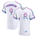 Ldoa KC.Royals #9 Vinnie Pasquantino Player White 2026 City Connect Limited Elite Home Stitched Jerseys