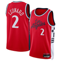 Ldoa LA.Clippers #2 Kawhi Leonard Red 2024-2025 Swingman Stitched Jerseys - Statement Edition