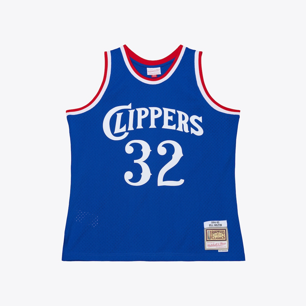 Ldoa LA.Clippers #32 Bill Walton Mitchell & Ness Royal 1984-85 Swingman Stitched Jerseys
