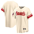 Ldoa LA.Angels Cream City Connect Home Blank Player Stitched Jerseys