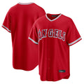 Ldoa LA.Angels Red Home Game Blank Player Stitched Jerseys