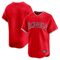 Ldoa LA.Angels Red Home Limited Blank Player Stitched Jerseys