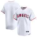 Ldoa LA.Angels White Limited Home Blank Player Stitched Jerseys