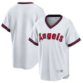 Ldoa LA.Angels White T-shirt Home Game Blank Player Stitched Jerseys