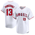 Ldoa LA.Angels #13 Drew Pomeranz Player White Limited Home Stitched Jerseys