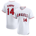 Ldoa LA.Angels #14 Logan O'Hoppe Player White Limited Elite Stitched Home Jerseys