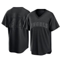 Ldoa LA.Angels #44 Ben Joyce Player Black Pitch Fashion T-shirt Stitched Jerseys