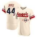 Ldoa LA.Angels #44 Ben Joyce Player Cream City Connect Limited ELite Home Stitched Jerseys