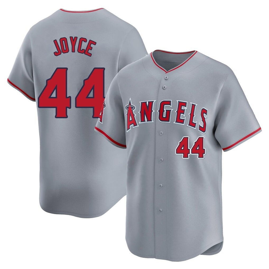 Ldoa LA.Angels #44 Ben Joyce Player Gray Home Limited Stitched Jerseys