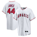 Ldoa LA.Angels #44 Ben Joyce Player White Home Game Stitched Jerseys