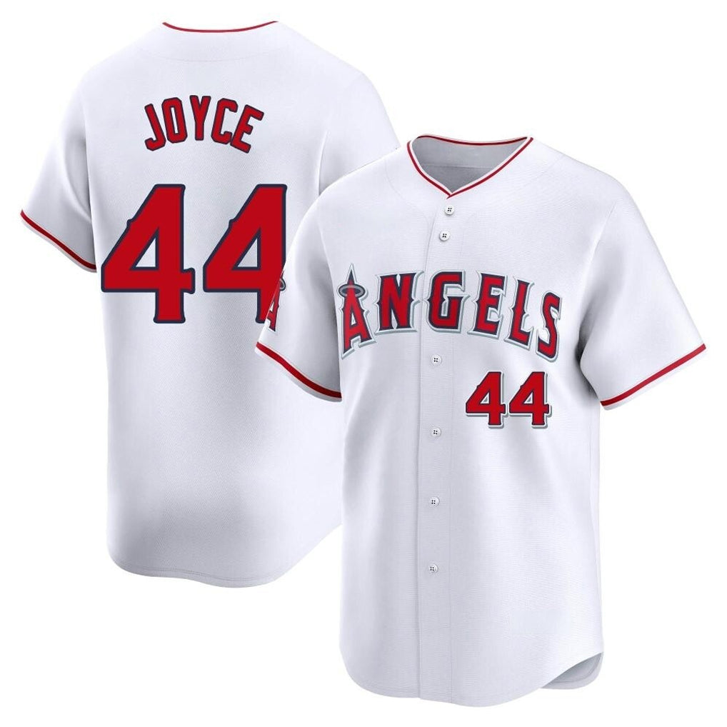 Ldoa LA.Angels #44 Ben Joyce Player White Limited Home Stitched Jerseys