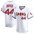 Ldoa LA.Angels #44 Ben Joyce Player White T-shirt Home Limited Stitched Jerseys
