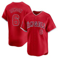 Ldoa LA.Angels #6 Anthony Rendon Player Red Home Limited Stitched Jerseys