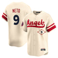 Ldoa LA.Angels #9 Zach Neto Player Cream City Connect Limited Home Stitched Jerseys
