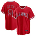 Ldoa LA.Angels #9 Zach Neto Player Red Home Game Stitched Jerseys
