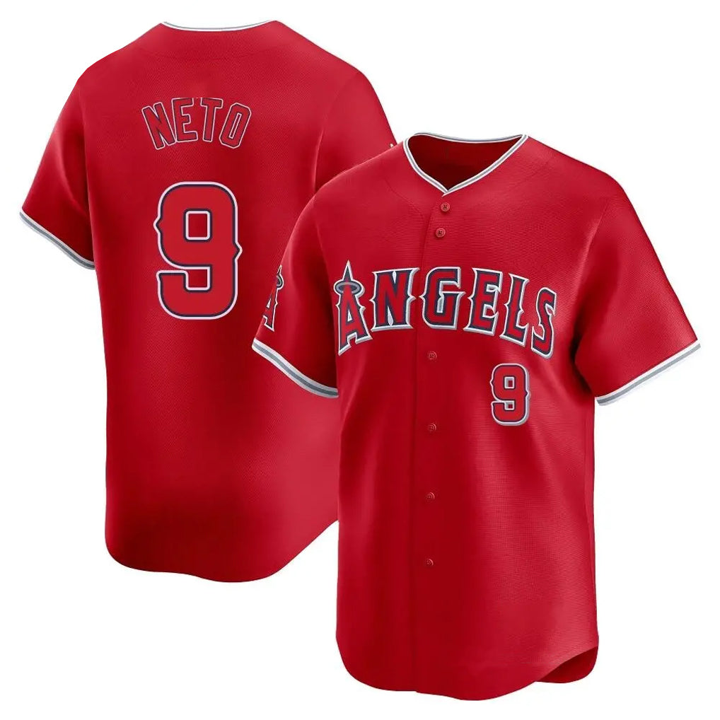 Ldoa LA.Angels #9 Zach Neto Player Red Home Limited Stitched Jerseys