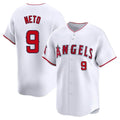 Ldoa LA.Angels #9 Zach Neto Player White Limited Home Stitched Jerseys