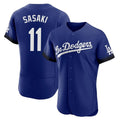 Ldoa LA.Dodgers #11 Roki Sasaki Player Royal City Connect Elite Home Stitched Jerseys