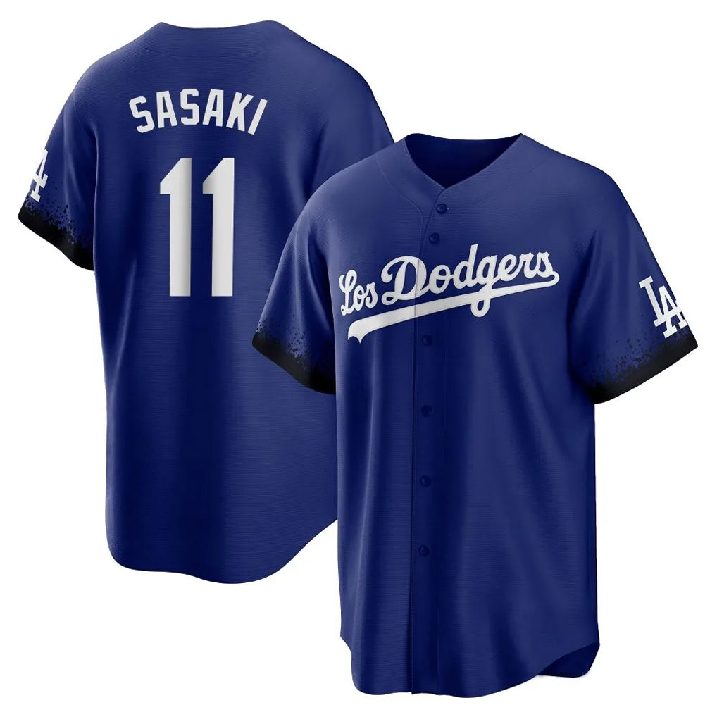 Ldoa LA.Dodgers #11 Roki Sasaki Player Royal City Connect Home Game Stitched Jerseys