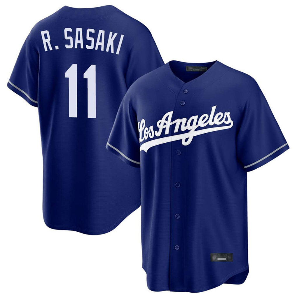 Ldoa LA.Dodgers #11 Roki Sasaki Player Royal Game Stitched Jerseys