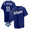 Ldoa LA.Dodgers #11 Roki Sasaki Player Royal World Series Meet Game Stitched Jerseys