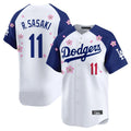 Ldoa LA.Dodgers #11 Roki Sasaki Player White-Royal Tokyo Series Vapor Premier Limited Stitched Jerseys