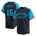 Ldoa LA.Dodgers #16 Will Smith Player Black National League All-Star Limited Home Stitched Jerseys