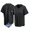 Ldoa LA.Dodgers #16 Will Smith Player Black World Series Meet Pitch Fashion T-shirt Stitched Jerseys