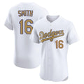 Ldoa LA.Dodgers #16 Will Smith Player Gold Limited Elite Home Stitched Jerseys