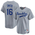 Ldoa LA.Dodgers #16 Will Smith Player Gray Game Limited Home Stitched Jerseys