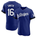 Ldoa LA.Dodgers #16 Will Smith Player Royal City Connect Elite Home Stitched Jerseys