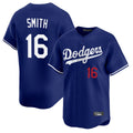 Ldoa LA.Dodgers #16 Will Smith Player Royal Limited Home Stitched Jerseys