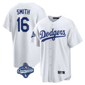 Ldoa LA.Dodgers #16 Will Smith Player White World Series Meet Game Home Stitched Jerseys