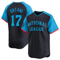 Ldoa LA.Dodgers #17 Shohei Ohtani Player Black National League All-Star Limited Home Stitched Jerseys
