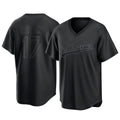 Ldoa LA.Dodgers #17 Shohei Ohtani Player Black Pitch Fashion T-shirt Stitched Jerseys