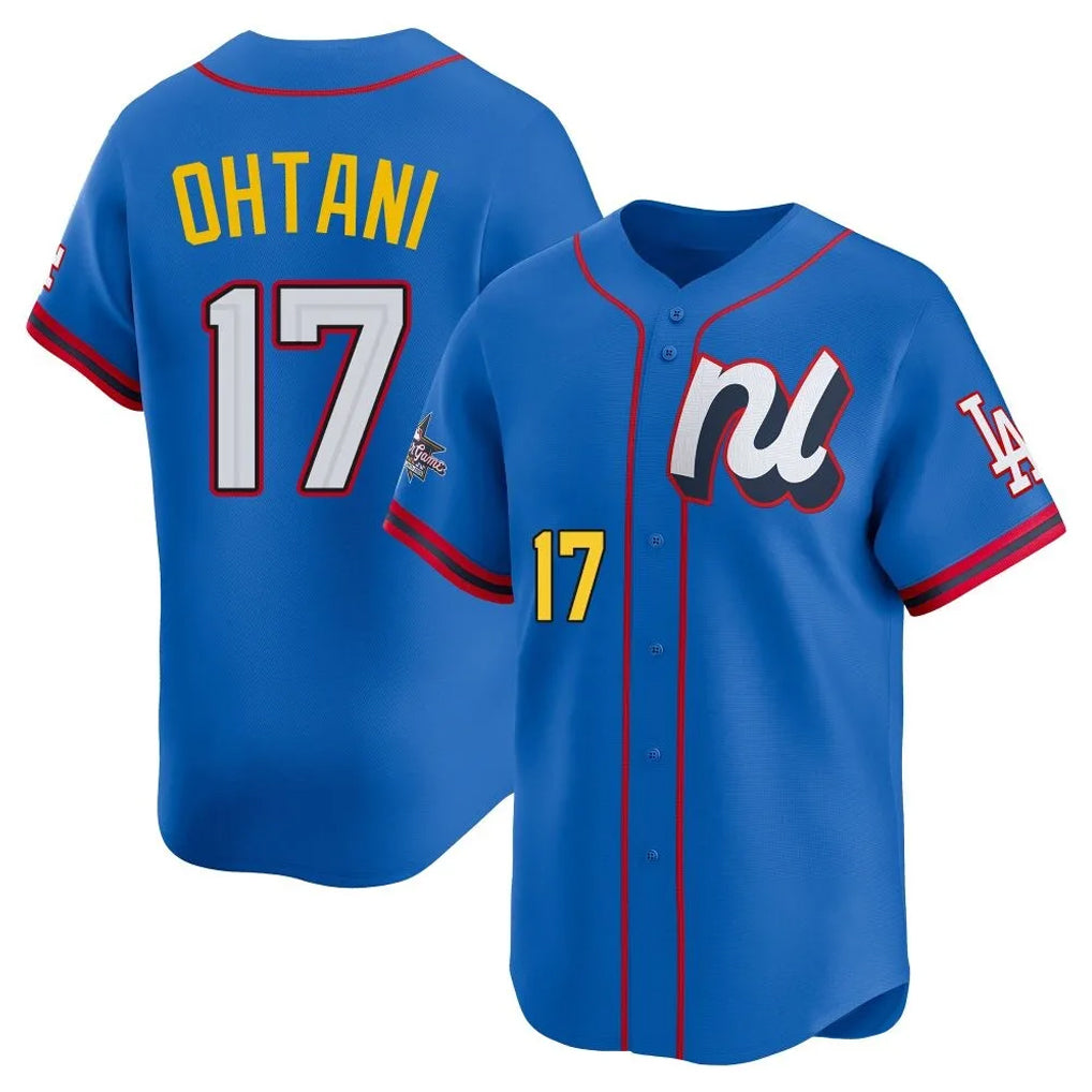 LdoaLA.Dodgers #17 Shohei Ohtani Player Blue All-Star Limited Home Stitched Jerseys