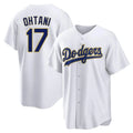 Ldoa LA.Dodgers #17 Shohei Ohtani Player Gold White 2026 Collection Stadium Game Stitched Jerseys