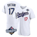 Ldoa LA.Dodgers #17 Shohei Ohtani Player Gold White World Series 2026 Collection Stadium Limited Elite Stitched Jerseys