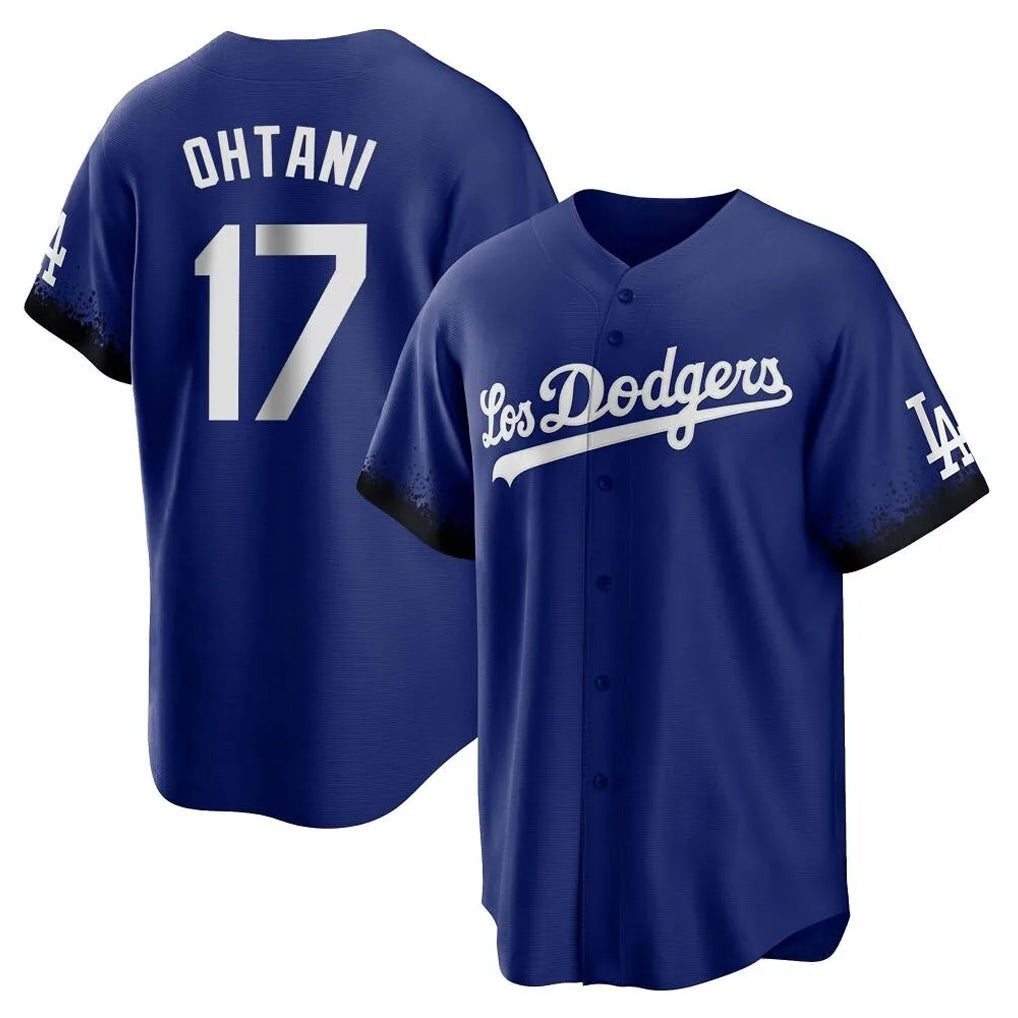 Ldoa LA.Dodgers #17 Shohei Ohtani Player Royal City Connect Home Game Stitched Jerseys