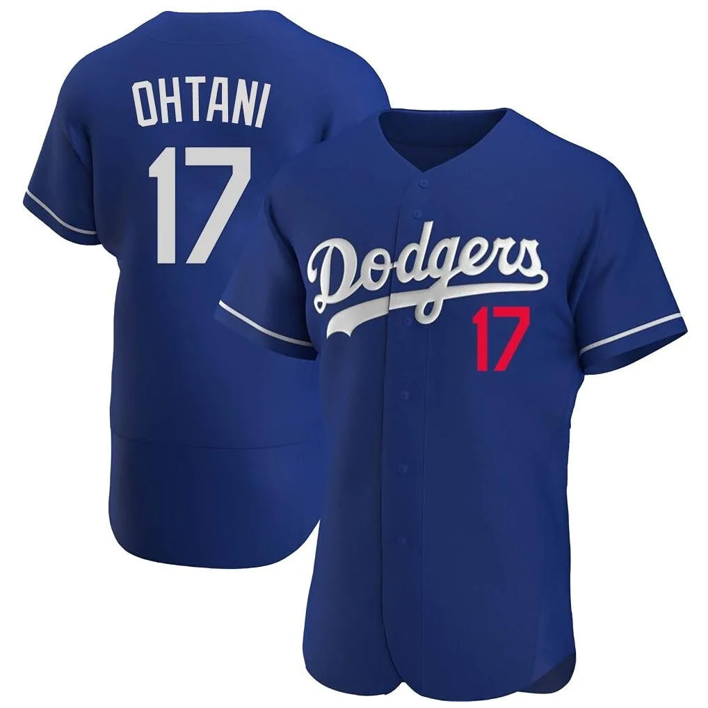 Ldoa LA.Dodgers #17 Shohei Ohtani Player Royal Limited Elite Home Stitched Jerseys