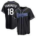 Ldoa LA.Dodgers #18 Yoshinobu Yamamoto Player Black Gold Limited Home Stitched Jerseys