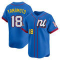 Ldoa LA.Dodgers #18 Yoshinobu Yamamoto Player Blue All-Star Limited Home Stitched Jerseys