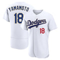 Ldoa LA.Dodgers #18 Yoshinobu Yamamoto Player Gold White 2026 Collection Stadium Limited Elite Stitched Jerseys