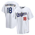 Ldoa LA.Dodgers #18 Yoshinobu Yamamoto Player Gold White 2026 Collection Stadium Limited Stitched Jerseys