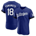 Ldoa LA.Dodgers #18 Yoshinobu Yamamoto Player Royal City Connect Elite Home Stitched Jerseys