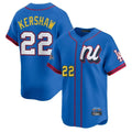 Ldoa LA.Dodgers #22 Clayton Kershaw Player Blue All-Star Limited Home Stitched Jerseys
