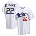 Ldoa LA.Dodgers #22 Clayton Kershaw Player Gold White 2026 Collection Stadium Limited Stitched Jerseys