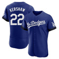 Ldoa LA.Dodgers #22 Clayton Kershaw Player Royal City Connect Elite Home Stitched Jerseys